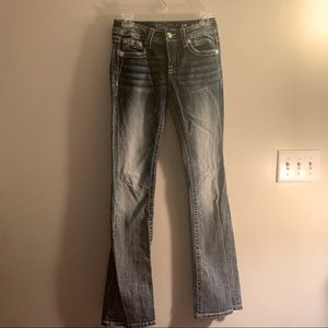 Miss Me Horse Shoe Design Jeans Boot Cut 26